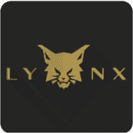 Logo for the android application Modded Kik that is called Lynx One
